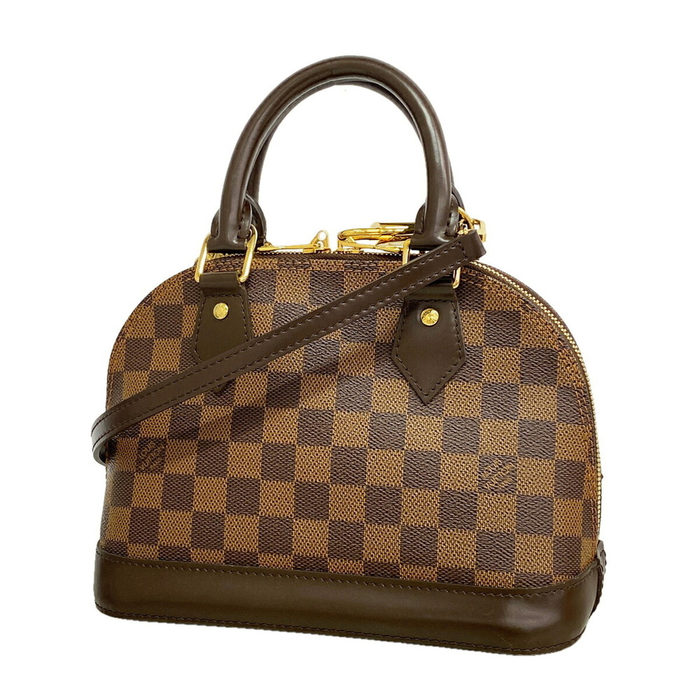 Louis Vuitton Damier Alma BB Handbag N41221 Ebene 2-way bag for women